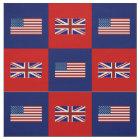 Drapeau des États-Unis, drapeau du Royaume-Uni sur