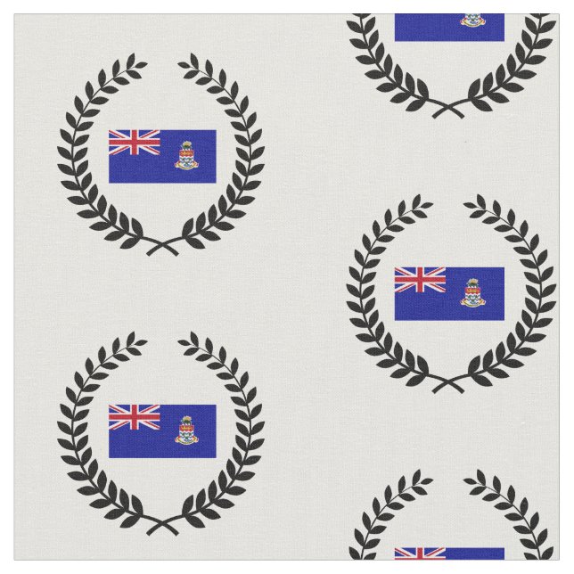 Tissu Drapeau des îles Caïmans (Fermer)