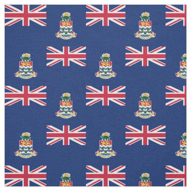 Tissu Drapeau des îles Caïmans (Échantillon)