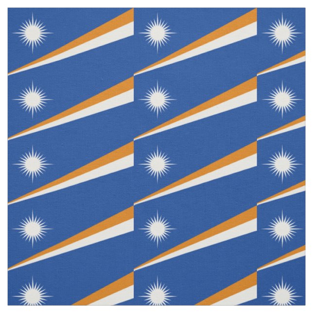 Tissu Drapeau des Îles Marshall (Échantillon)