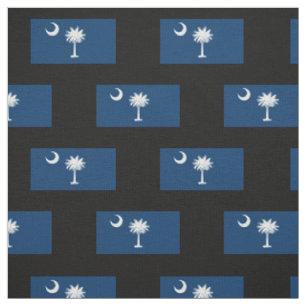 Tissu Drapeau d'état de la Caroline du Sud