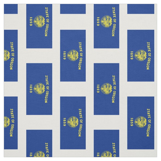 Tissu Drapeau d'état de l'Orégon (Échantillon)