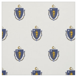 Tissu Drapeau d'État du Massachusetts