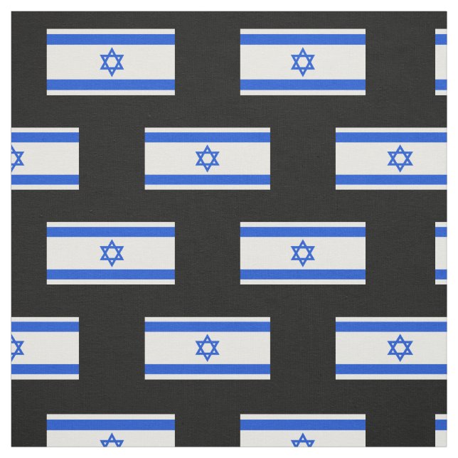 Tissu Drapeau d'Israélien (Échantillon)