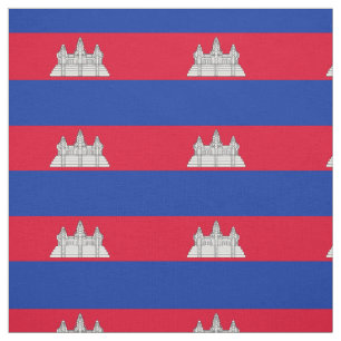 Tissu Drapeau du Cambodge patriotique