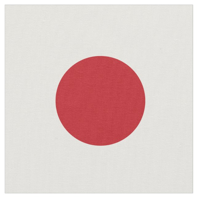 Tissu Drapeau du Japon (Fermer)