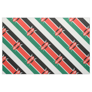 Tissu Drapeau du Kenya