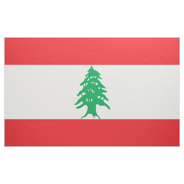 Tissu Drapeau du Liban (Yard)