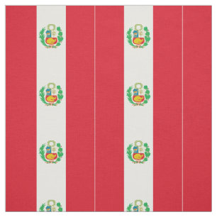 Tissu Drapeau du Pérou