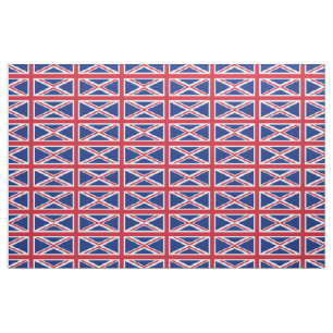 Tissu Drapeau du Royaume-Uni Union Jack motif