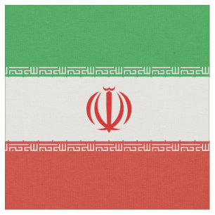 Tissu Drapeau iranien