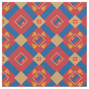 Tissu Drapeau mongol & Mongolie Mode de tissus branchés