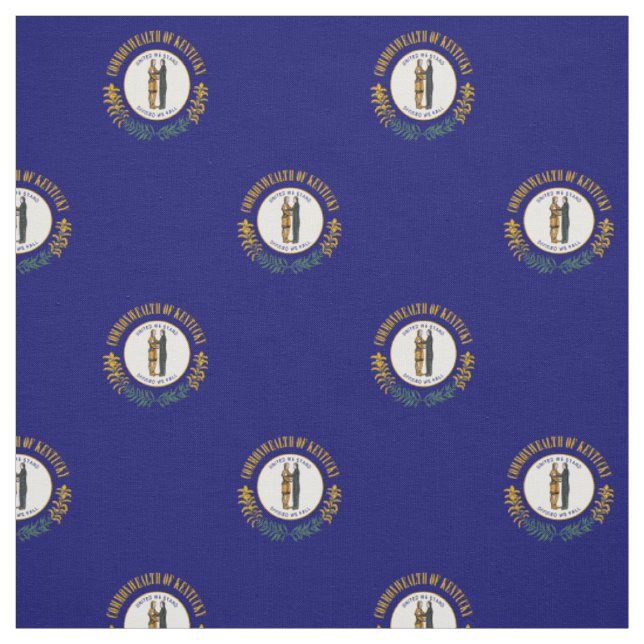 Tissu Drapeau patriotique d'état du Kentucky (Échantillon)