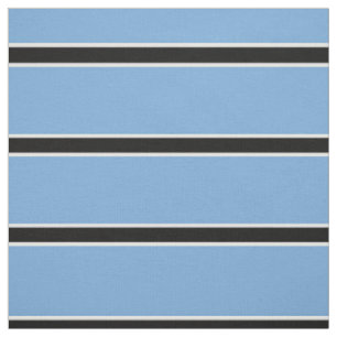 Tissu Drapeau patriotique du Botswana