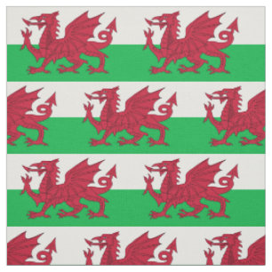 Tissu Drapeau patriotique du pays de Galles