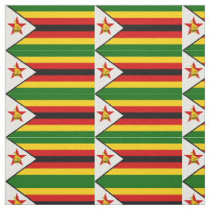 Tissu Drapeau patriotique du Zimbabwe