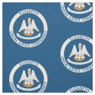 Tissu Drapeau personnalisé par état de pélican de la