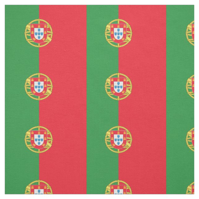 Tissu Drapeau Portugal (Échantillon)