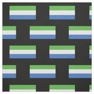 Tissu Drapeau Sierra Leone
