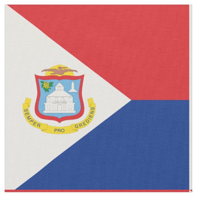 Tissu Drapeau Sint Maarten (Fermer)