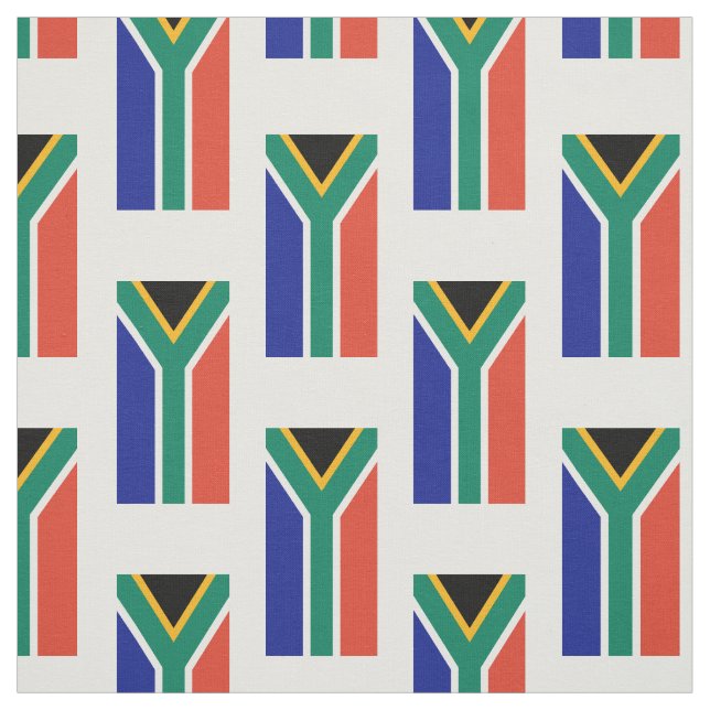 Tissu Drapeau sud-africain (Échantillon)