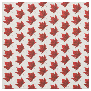 Tissu du drapeau canadien Tissu Customisé
