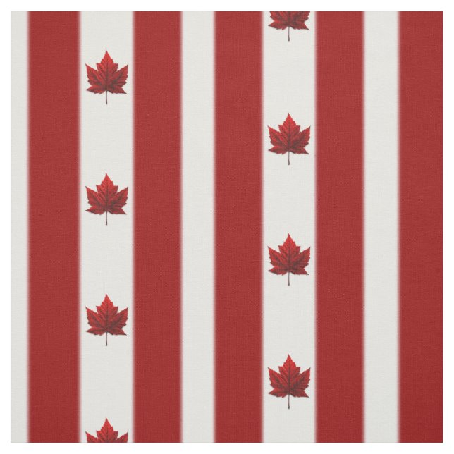 Tissu du drapeau canadien Tissu Customisé (Échantillon)