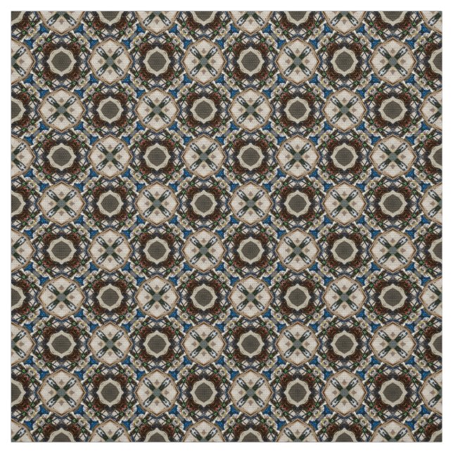 Tissu d'Upholstery multicolore vibrant - Gras (Échantillon)