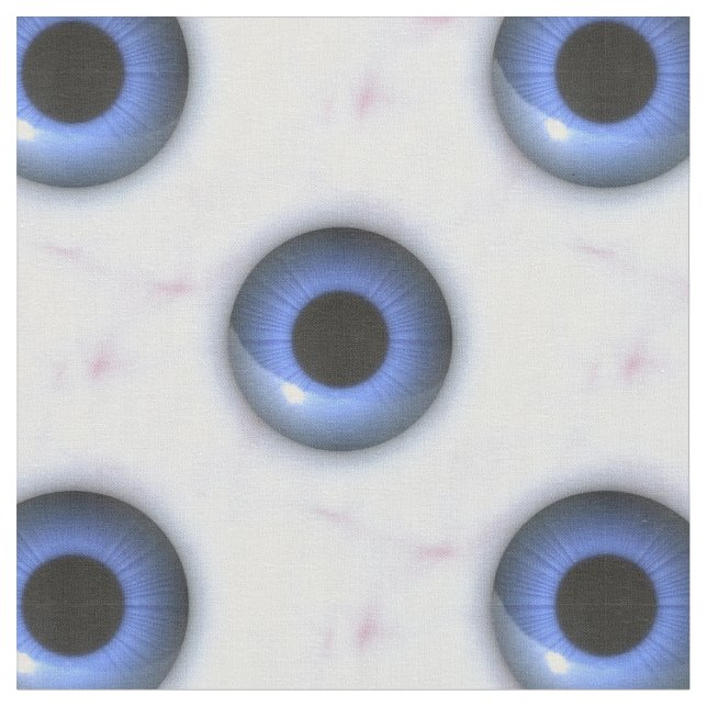tissu d'yeux bleus déplaisants (Fermer)