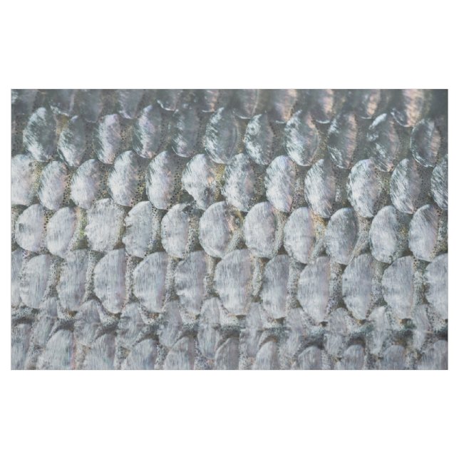 Tissu Échelles brillantes de saumon (Yard)