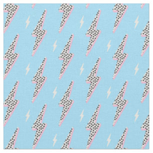 Tissu Éclair à point rose