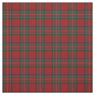 Tissu écossais rouge royal de tartan de Stewart d