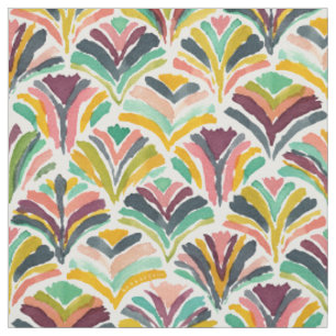 Tissu ÉCRAN Art Déco Coloré