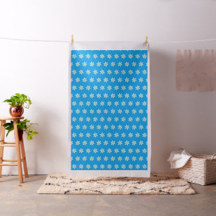 Tissu Edelweiss sur Blue