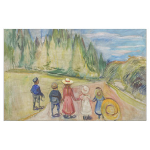 Tissu Edvard Munch - La forêt Fairytale