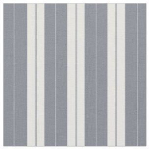 Tissu Elégant Bleu Blanc Antique Français Ticking Stripe