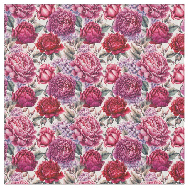 Tissu Élégant floral (Fermer)