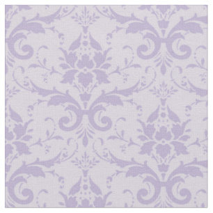 Tissu élégant floral pourpre de damassé de lava