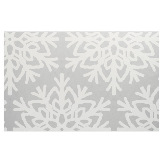 Tissu Élégant Motif de flocon de neige (Fat Quarter)