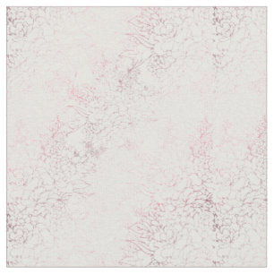 Tissu Elégant rose floral or strokies doodles design