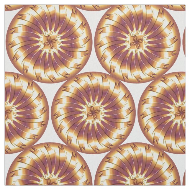 Tissu Élément d'or de fractale (Échantillon)