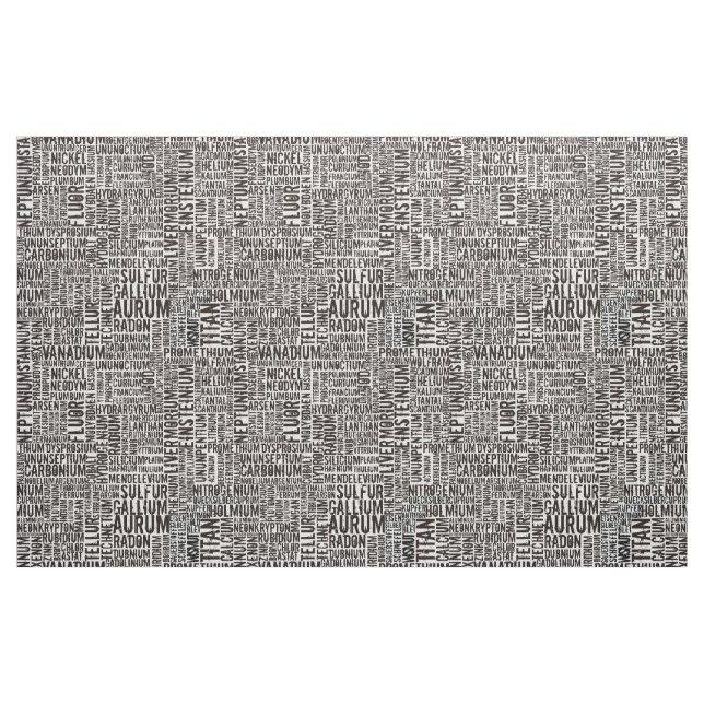 Tissu Éléments chimiques... (Yard)