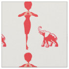 Éléphant rouge chanceux