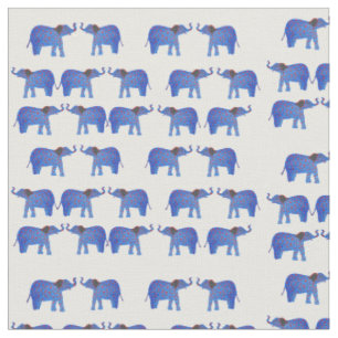 Tissu Eléphants
