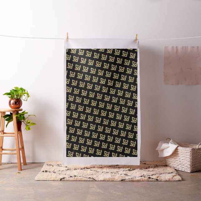 Tissu emblème de la franc-maçonnerie (In Situ)