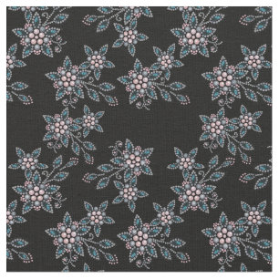 Tissu Embroidery with beads and pearls