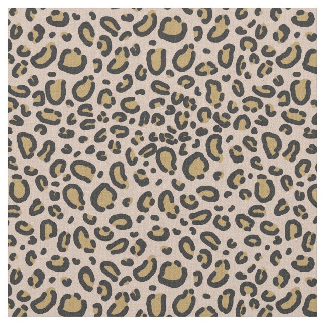 Tissu empreinte de léopard (Fermer)