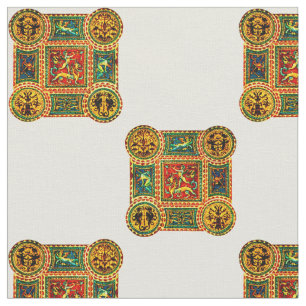 Tissu Empreinte de motifs de la Renaissance italienne
