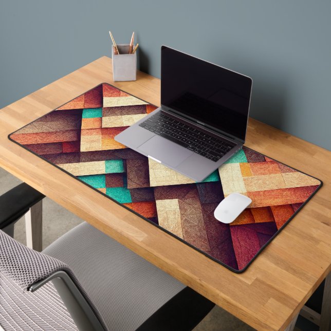 Tissu en bois Abstrait (Bureau 2)