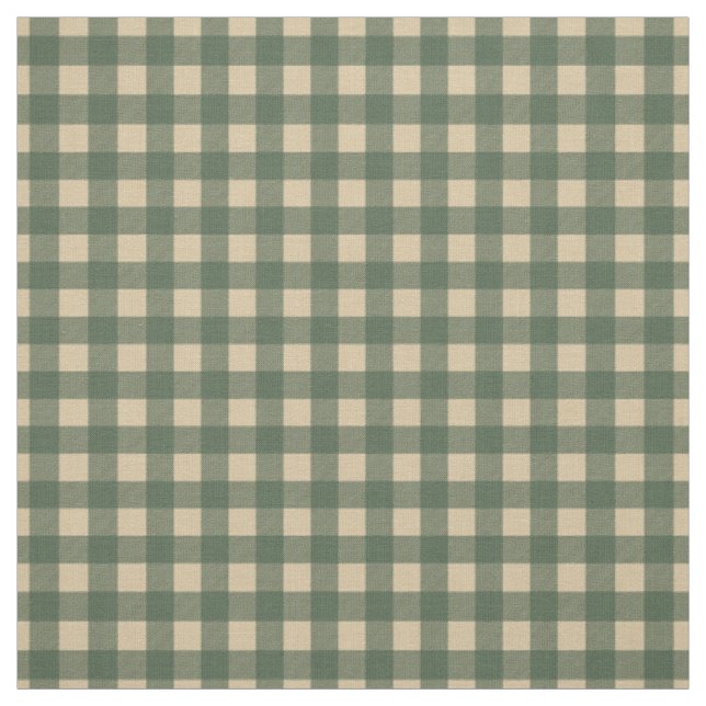 Tissu En vichy vert clair (Échantillon)